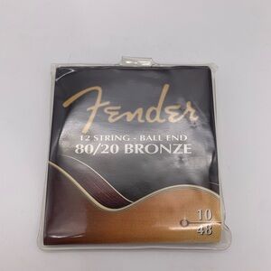 Fender 12 STRING- BALLEND 80/20 BRONZE 10/45-70-12L ACOUSTIC GUITAR STRING SET